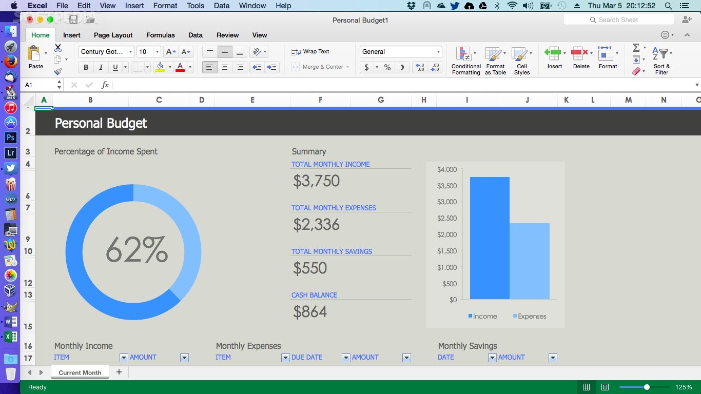 excel for mac version 15.33